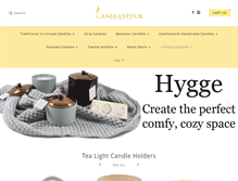 Tablet Screenshot of candlestock.com